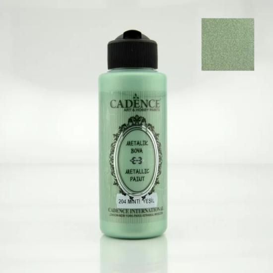 Cadence Metali̇k Boya - 204 Mi̇nt Yeşili 120 ml 