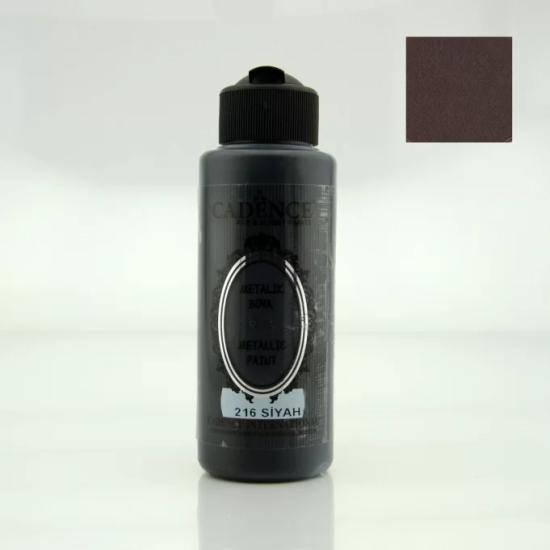 Cadence Metali̇k Boya - 216 Siyah 120 ml 