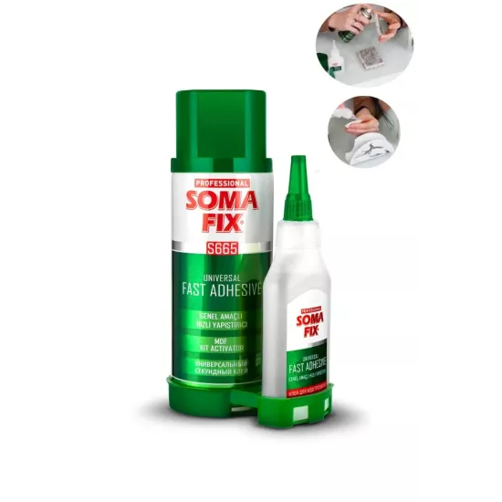 Smafix Mdf Ki̇t Hızlı Yapıştırıcı 400 Ml + 100 Gr 