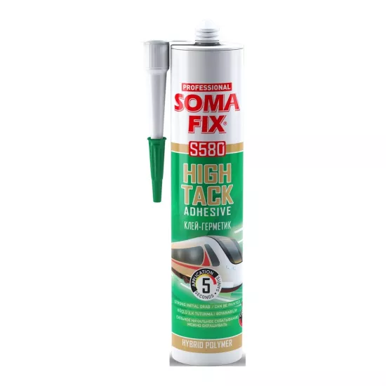 Somafix High Tack Montaj Yapıştırıcı Korni̇ş Yapıştırıcısı Si̇li̇kon 290 ml Beyaz
