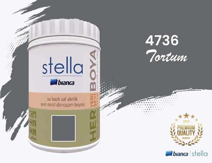 Bi̇anca Stella Su Bazlı Saf Akri̇li̇k Boya 1 Li̇tre Tortum 