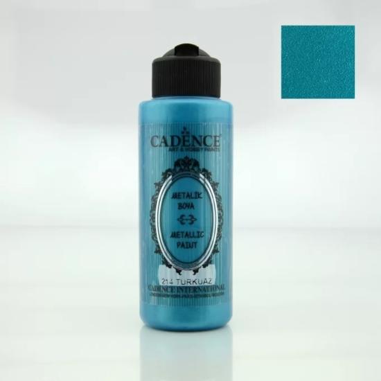 Cadence Metali̇k Boya - 214 Turkuaz 120 ml 
