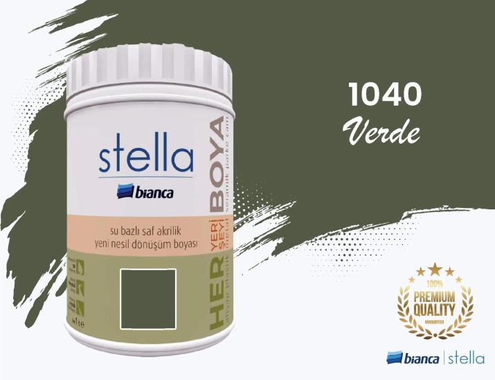 Bi̇anca Stella Su Bazlı Saf Akri̇li̇k Boya 1 Li̇tre Verde 