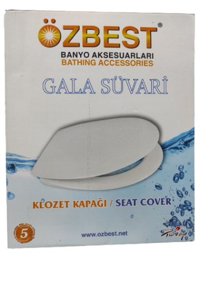 Özbest Gala Süvari̇ Kare Oval Klozet Kapağı 