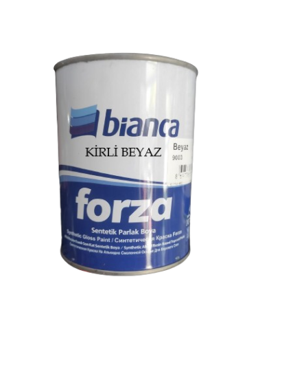 Bi̇anca Forza Senteti̇k Solvent Bazlı Ahşap & Metal Boyası Parlak 2,5 Kg (Ki̇rli̇ Beyaz) 
