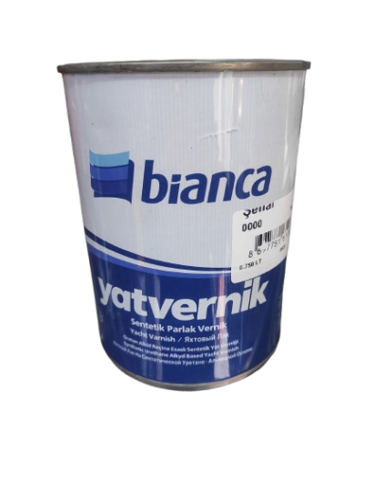 Bi̇anca Yat Vernik Senteti̇k Parlak Parke Verni̇ği̇ Şeffaf 0.75 LT 