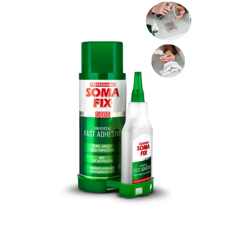 Somafix Mdf Ki̇t Hızlı Yapıştırıcı 200 ML + 50 GR