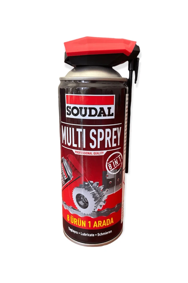 Soudal Multi̇ Sprey Çok Amaçlı Pas Sökücü Yağlayıcı 400 ML (Yeni̇ Tari̇hli̇) 8 in 1  