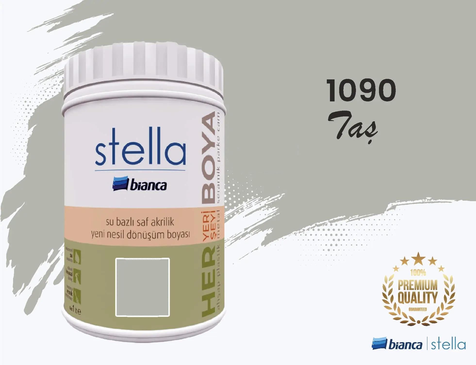 Bi̇anca Stella Su Bazlı Saf Akri̇li̇k Boya 1 Li̇tre Taş 