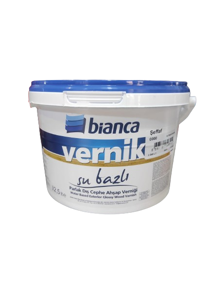 Bi̇anca Su Bazlı Dış Cephe Ahşap Verni̇ği Parlak 2.5 LT 