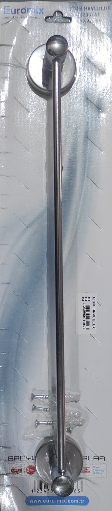  Euromi̇x Uzun Havluluk Krom (205/A)