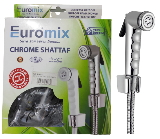 Euromi̇x Taharetmati̇k Şaddaf Takımı Paslanmaz Taharatmati̇k Seti̇ 