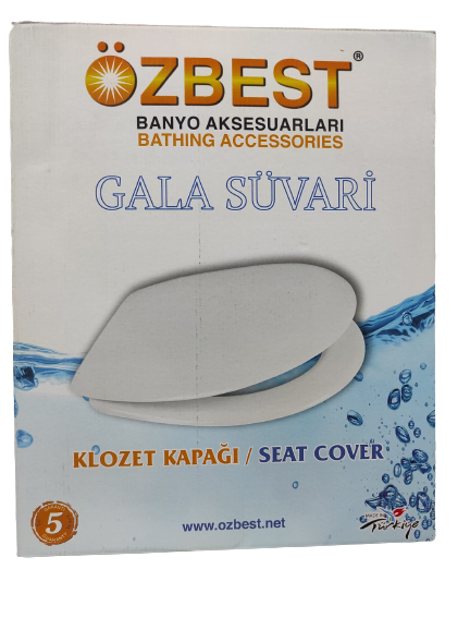 Özbest Gala Süvari̇ Kare Oval Klozet Kapağı 