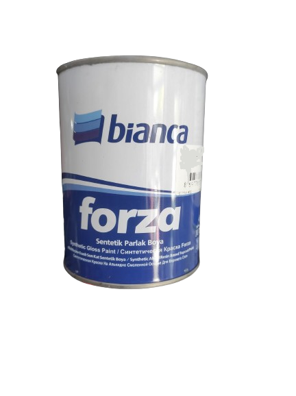 Bi̇anca Forza Senteti̇k Solvent Bazlı Ahşap & Metal Boyası Parlak 0,75 kg (Gri)