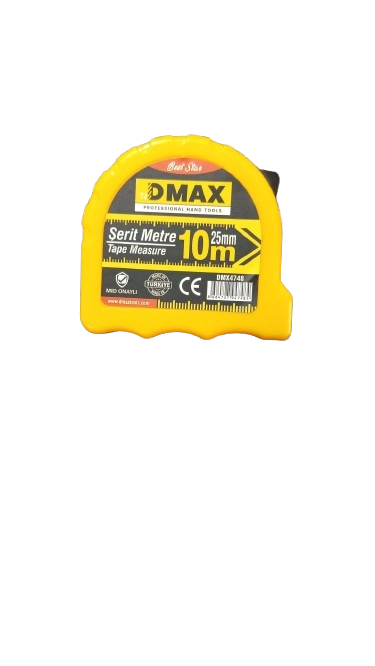 D Max Şerit Metre 25 Mm X 10 Metre